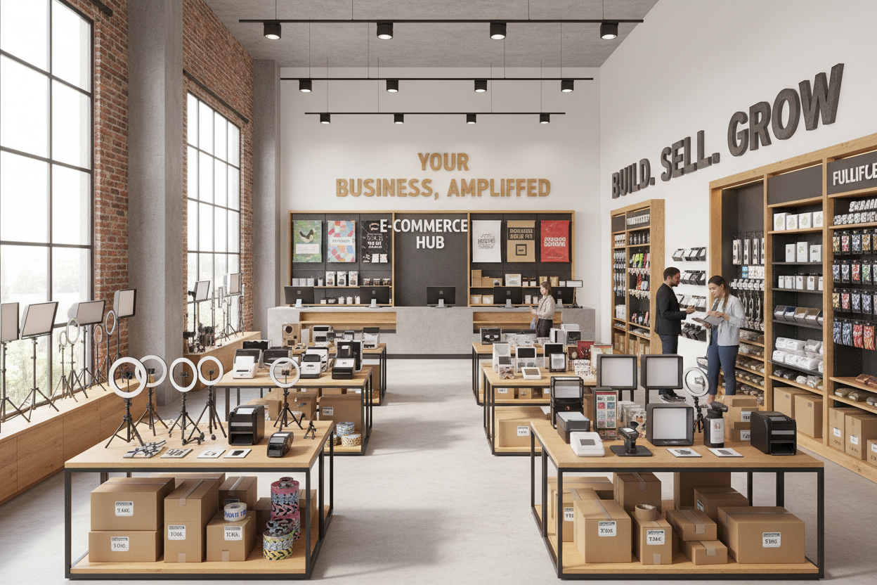 fizyczny sklep ecommerce